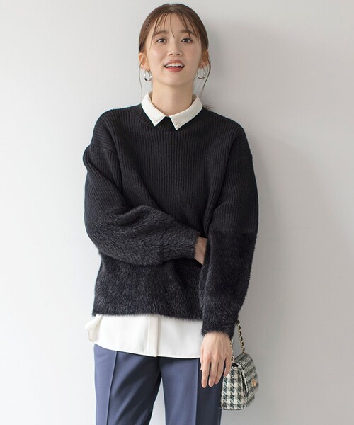 ANY SIS（エニィスィス） ニット セーター 「洗える」グラデーション