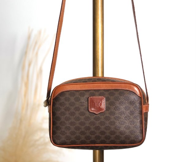 日本直送 名牌中古包 】CELINE セリーヌ マカダム ショルダーバッグ