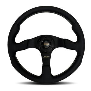 モモ形状 MOMO ステアリング レッドステッチ レザー 32Φ32cm 320mm