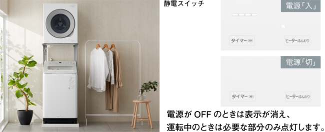 使いやすさと上質なデザインを両立。電気衣類乾燥機 NH-D605 を発売