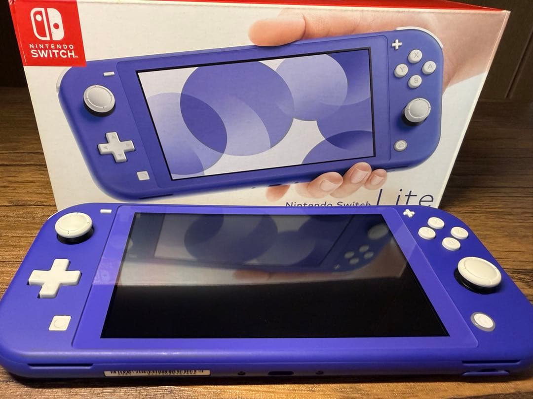 Nintendo Switchライト ブルー Nintendo Switch Lite Handheld Console, Blue, Built-in Control Pad