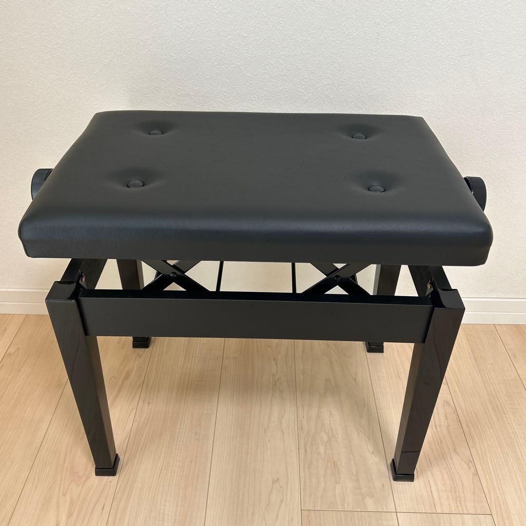 新品　ヤマハ　ピアノ高低自在椅子 Amazon | ヤマハ P-225B 電子ピアノ 専用スタンド・高低自在椅子・3本