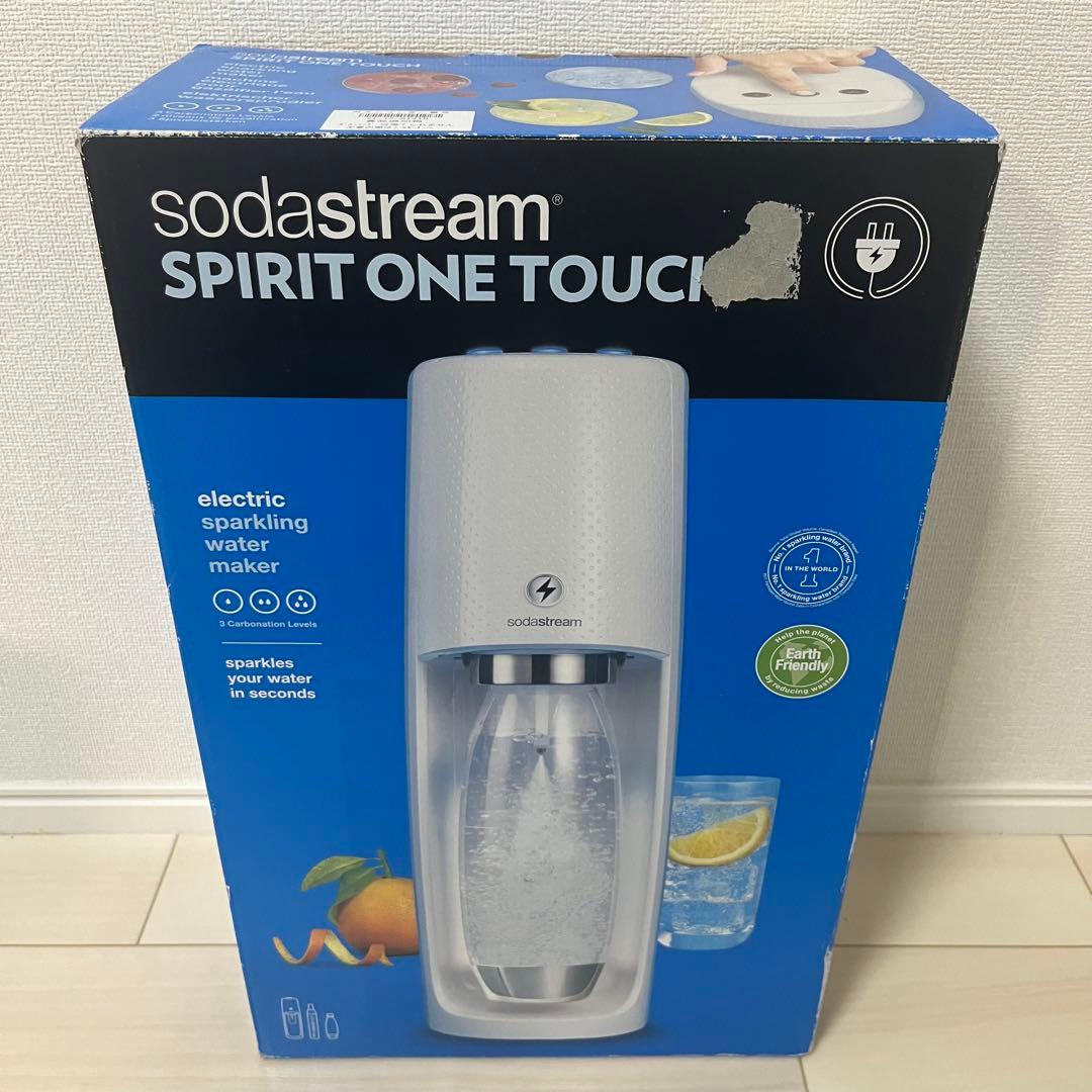ソーダストリーム スピリット　ホワイト スターターキットSSM1079 ソーダストリーム スピリットワンタッチ SPIRIT ONE TOUCH SSM1079